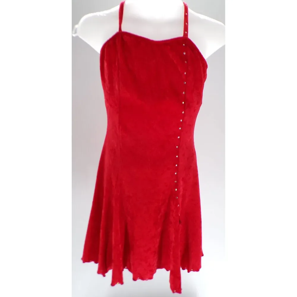 Pre-Owned Dance Costume ULK  Large Child Red Jazz